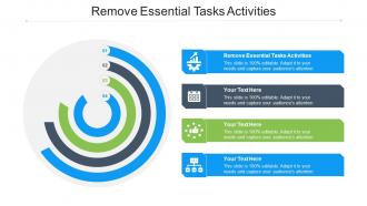 Remove Essential Tasks Activities Ppt Powerpoint Presentation Inspiration Outline Cpb