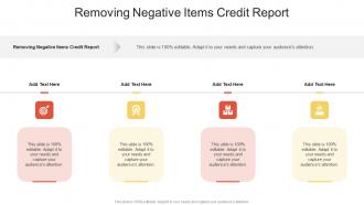 Removing Negative Items Credit Report In Powerpoint And Google Slides Cpb