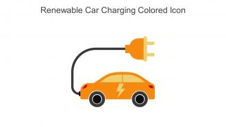 Renewable Car Charging Colored Icon In Powerpoint Pptx Png And Editable Eps Format
