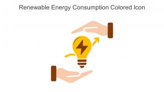 Renewable Energy Consumption Colored Icon In Powerpoint Pptx Png And Editable Eps Format