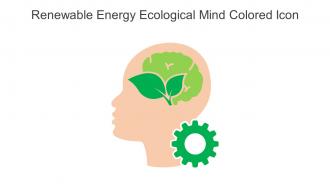 Renewable Energy Ecological Mind Colored Icon In Powerpoint Pptx Png And Editable Eps Format