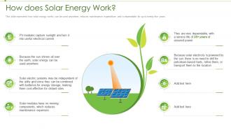 Renewable energy how does solar energy work ppt download