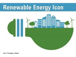 Renewable Energy Icon Alternative Sources Electrical Arrow Consumption Turbines