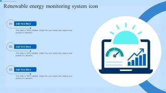 Renewable Energy Monitoring System Icon