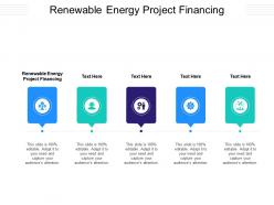 Renewable energy project financing ppt powerpoint portfolio graphics design cpb