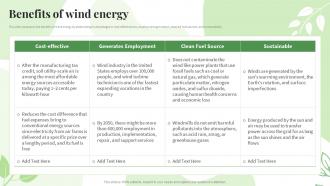 Renewable Energy Sources Benefits Of Wind Energy Ppt Powerpoint Presentation File Display