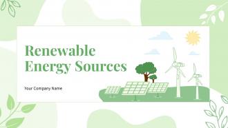 Renewable Energy Sources Powerpoint Presentation Slides