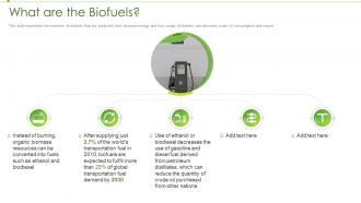 Renewable energy what are the biofuels ppt diagrams