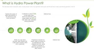 Renewable energy what is hydro power plant ppt portrait