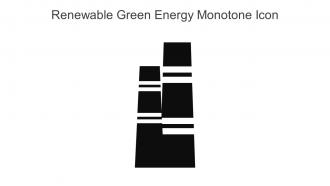 Renewable Green Energy Monotone Icon In Powerpoint Pptx Png And Editable Eps Format
