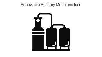 Renewable Refinery Monotone Icon In Powerpoint Pptx Png And Editable Eps Format