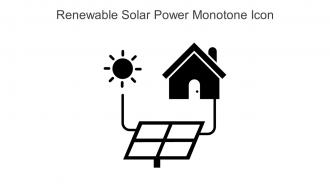 Renewable Solar Power Monotone Icon In Powerpoint Pptx Png And Editable Eps Format