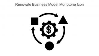Renovate Business Model Monotone Icon In Powerpoint Pptx Png And Editable Eps Format
