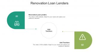 Renovation Loan Lenders Ppt Powerpoint Presentation Portfolio Slideshow Cpb
