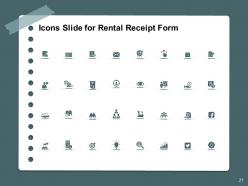 Rent Receipt Form Powerpoint Presentation Slides