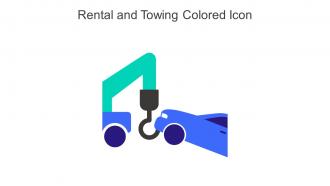 Rental And Towing Colored Icon In Powerpoint Pptx Png And Editable Eps Format