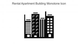 Rental Apartment Building Monotone Icon In Powerpoint Pptx Png And Editable Eps Format