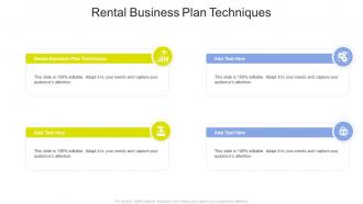 Rental Business Plan Techniques In Powerpoint And Google Slides Cpb