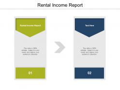 Rental income report ppt powerpoint presentation model graphics tutorials cpb