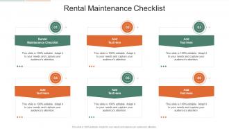 Rental Maintenance Checklist In Powerpoint And Google Slides Cpb