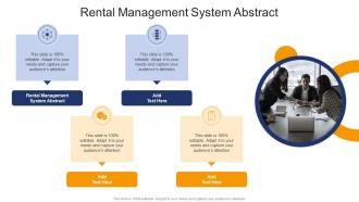 Rental Management System Abstract In Powerpoint And Google Slides Cpb