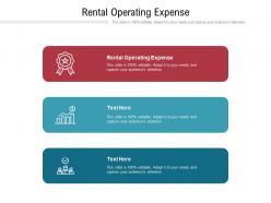 Rental operating expense ppt powerpoint presentation inspiration rules cpb
