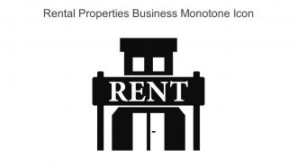 Rental Properties Business Monotone Icon In Powerpoint Pptx Png And Editable Eps Format