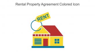 Rental Property Agreement Colored Icon In Powerpoint Pptx Png And Editable Eps Format