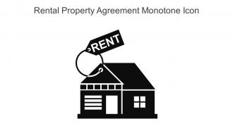 Rental Property Agreement Monotone Icon In Powerpoint Pptx Png And Editable Eps Format