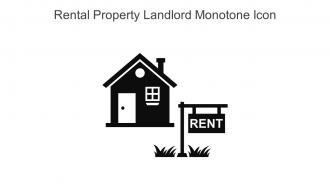Rental Property Landlord Monotone Icon In Powerpoint Pptx Png And Editable Eps Format