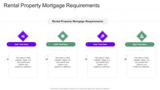 Rental Property Mortgage Requirements In Powerpoint And Google Slides Cpb