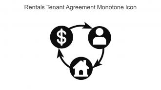 Rentals Tenant Agreement Monotone Icon In Powerpoint Pptx Png And Editable Eps Format