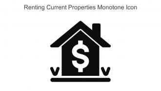 Renting Current Properties Monotone Icon In Powerpoint Pptx Png And Editable Eps Format