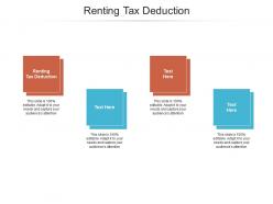 Renting tax deduction ppt powerpoint presentation ideas deck cpb
