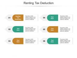 Renting tax deduction ppt powerpoint presentation ideas example topics cpb