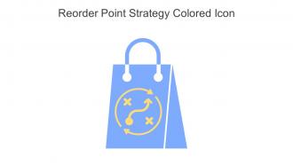 Reorder Point Strategy Colored Icon In Powerpoint Pptx Png And Editable Eps Format