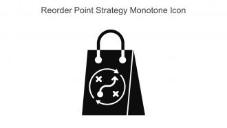 Reorder Point Strategy Monotone Icon In Powerpoint Pptx Png And Editable Eps Format