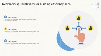 Reorganising Employees For Building Efficiency Icon