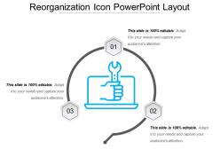 Reorganization Icon Powerpoint Layout