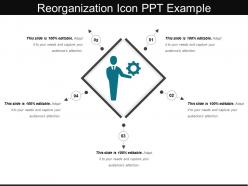 Reorganization icon ppt example