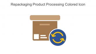Repackaging Product Processing Colored Icon In Powerpoint Pptx Png And Editable Eps Format