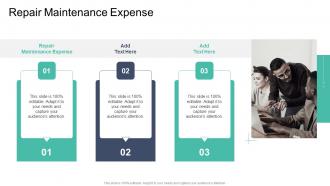 Repair Maintenance Expense In Powerpoint And Google Slides Cpb