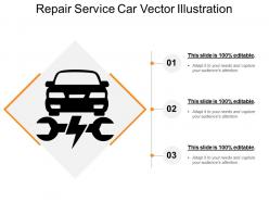 Repair service car vector illustration
