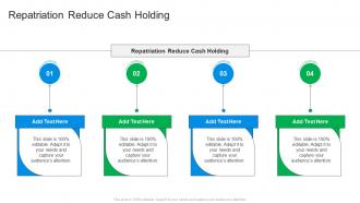 Repatriation Reduce Cash Holding In Powerpoint And Google Slides Cpb