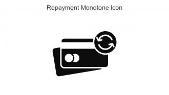 Repayment Monotone Icon In Powerpoint Pptx Png And Editable Eps Format