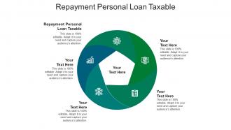 Repayment personal loan taxable ppt powerpoint presentation icon structure cpb
