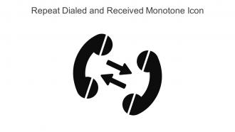 Repeat Dialed And Received Monotone Icon In Powerpoint Pptx Png And Editable Eps Format