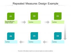 Repeated measures design example ppt powerpoint presentation professional layout cpb