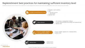 Replenishment Best Practices For Maintaining Sufficient Inventory Implementing Cost Effective Warehouse Stock
