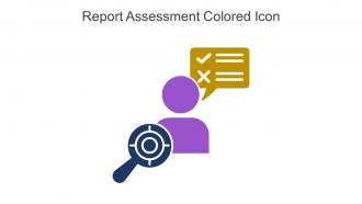 Report Assessment Colored Icon In Powerpoint Pptx Png And Editable Eps Format